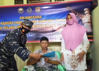 Wadanlantamal IV Jelang Hari Dharma Samudera Kunjungi Pelaku Sejarah Pertempuran Laut Arafuru