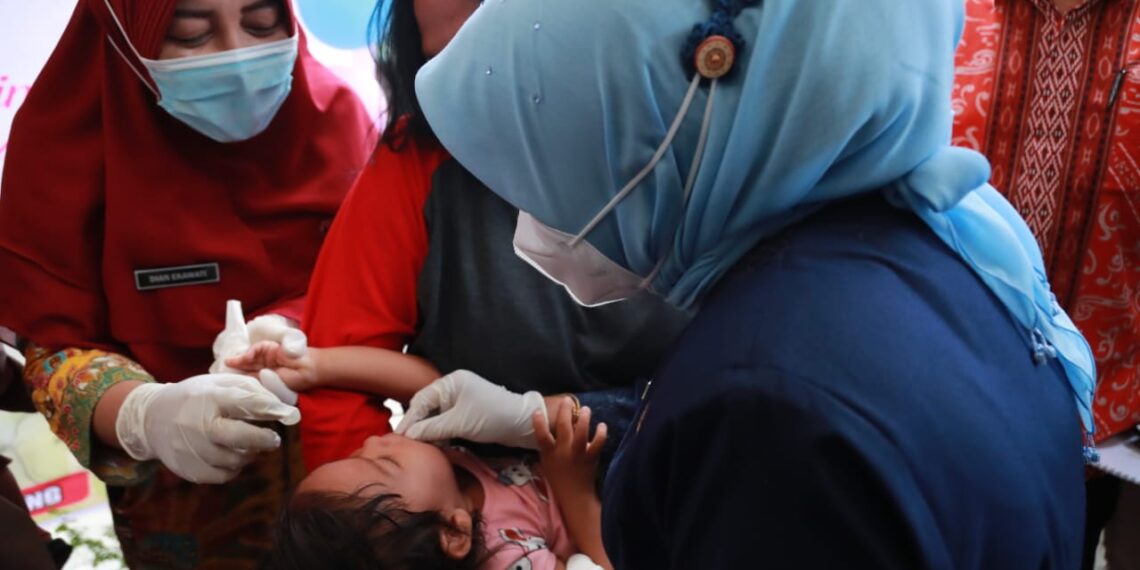 Peduli Pemko Tanjungpinang Berikan Pitamin A Untuk Balita  