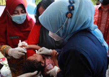 Peduli Pemko Tanjungpinang Berikan Pitamin A Untuk Balita  