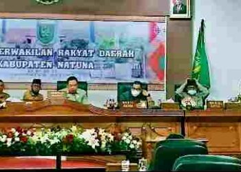 DPRD Natuna Tetapkan Bupati Terpilih dan Usulkan Pemberhentian Bupati Lama