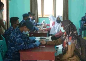 Pemda Natuna Apresiasi Kegiatan Rapid Test Massal Guru dan Siswa Oleh Lanud RSA Ranai