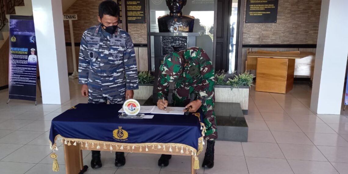 Danlantamal IV Terima Kunjungan Silaturahmi Danrem 033/WP di Mako Lantamal IV