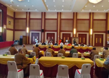 Wadan Lantamal IV Hadiri Rakor Penegakan Prokes di Pelabuhan