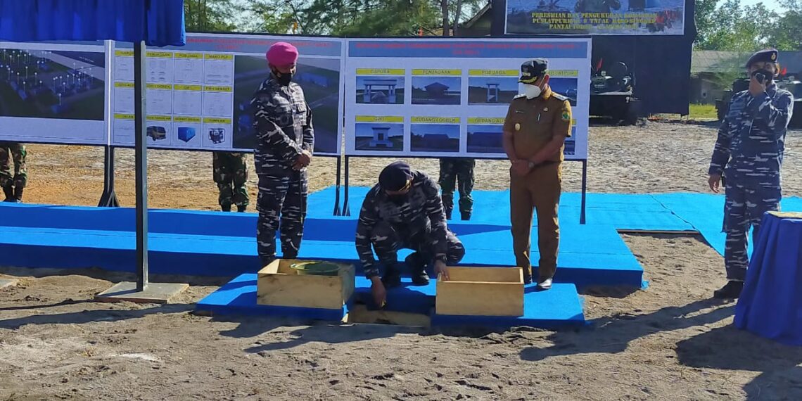 Kasal Resmikan Dan Kukuhkan Komandan Puslatpurmar 9 TNI AL Dabo Singkep