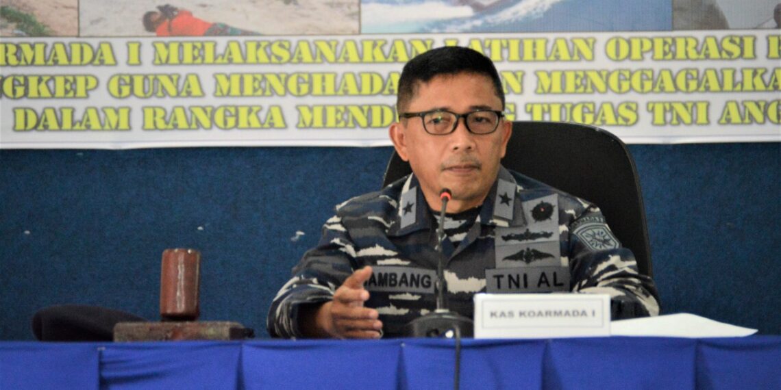 Danlantamal IV Hadiri Kaji Ulang Dan Briefing Akhir Latopshantai Koarmada I TA 2021