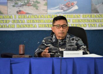 Danlantamal IV Hadiri Kaji Ulang Dan Briefing Akhir Latopshantai Koarmada I TA 2021