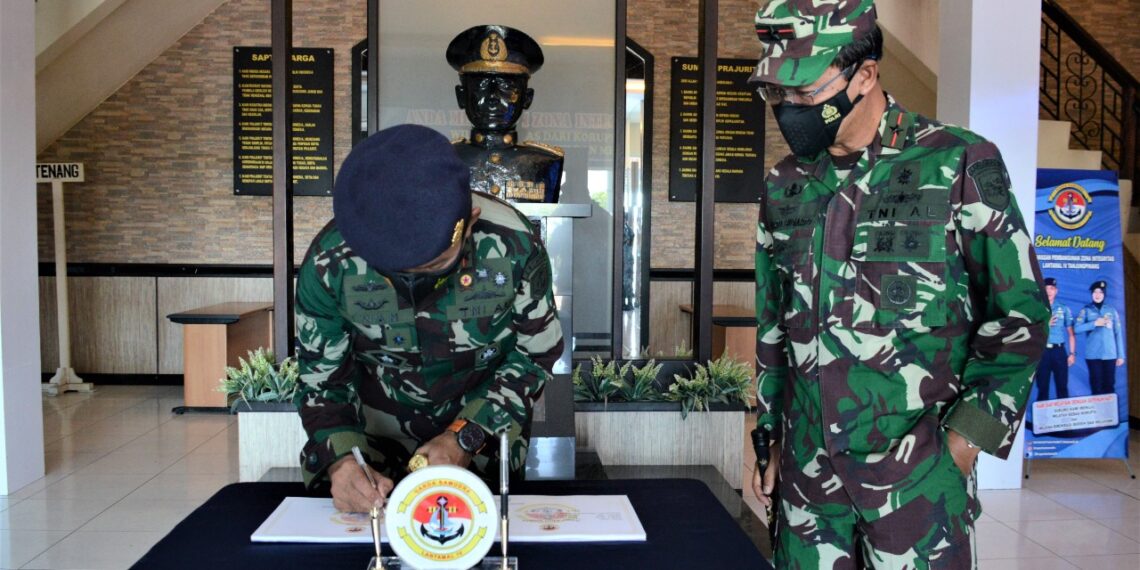 Danlantamal IV Tanjungpinang Terima Kunjungan Kerja Danseskoal