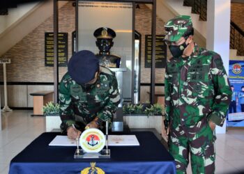 Danlantamal IV Tanjungpinang Terima Kunjungan Kerja Danseskoal