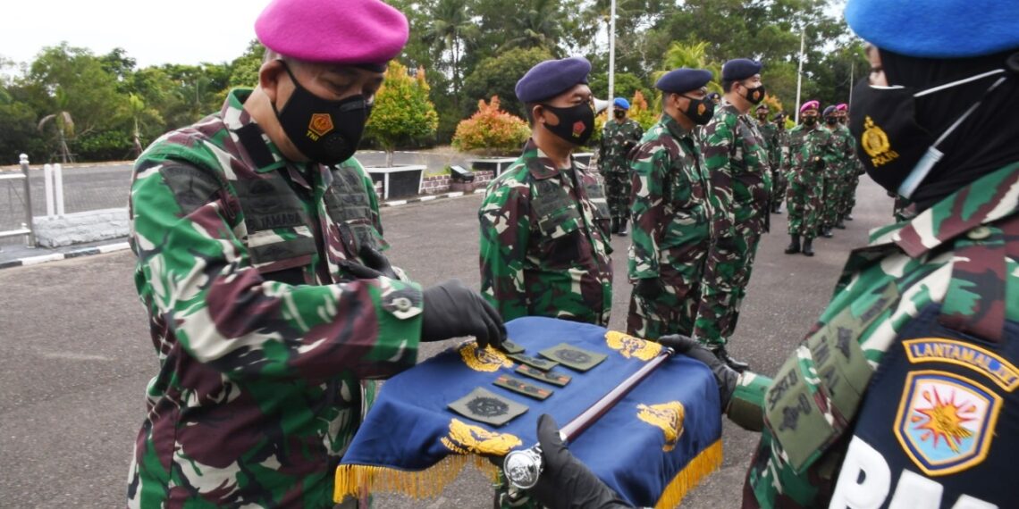 Danlantamal IV Pimpin Sertijab Tiga Jabatan Penting Dijajaran Lantamal IV