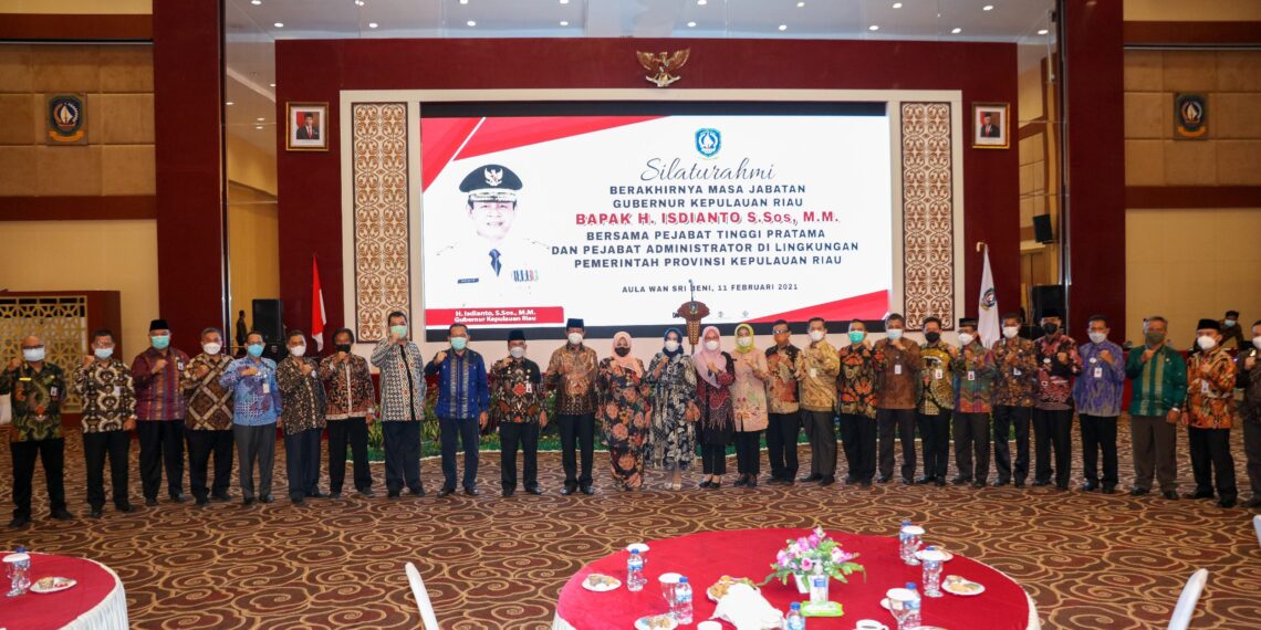 Silaturahmi Diahir Masajabatan Isdianto Sebagai Gubernur Minta Semua Pihak Jaga Silaturahmi Antar Sesama