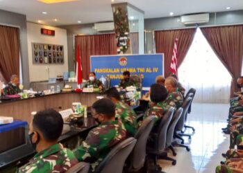 Danlantamal IV Hadiri Pembacaan Pembukaan Taklimat Awal Wasrik IT Koarmada I