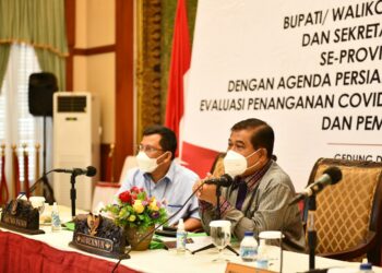 Pasca Dilantik Mendagri, Pj Gubernur Kepri Langsung Rapat Bersama Pimda se Kepri