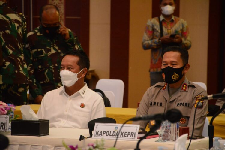 Forkopimda Kepri Gelar Rapat Koordinasi Percepatan Penanganan Covid-19 di Kepri
