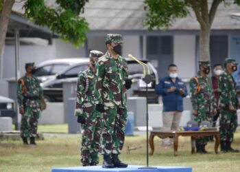 Danlantamal IV Hadiri Upacara Pembukaan Pendidikan Pertama Bintara Dan Tamtama Tni Al di Satdik-1 Tanjung Uban
