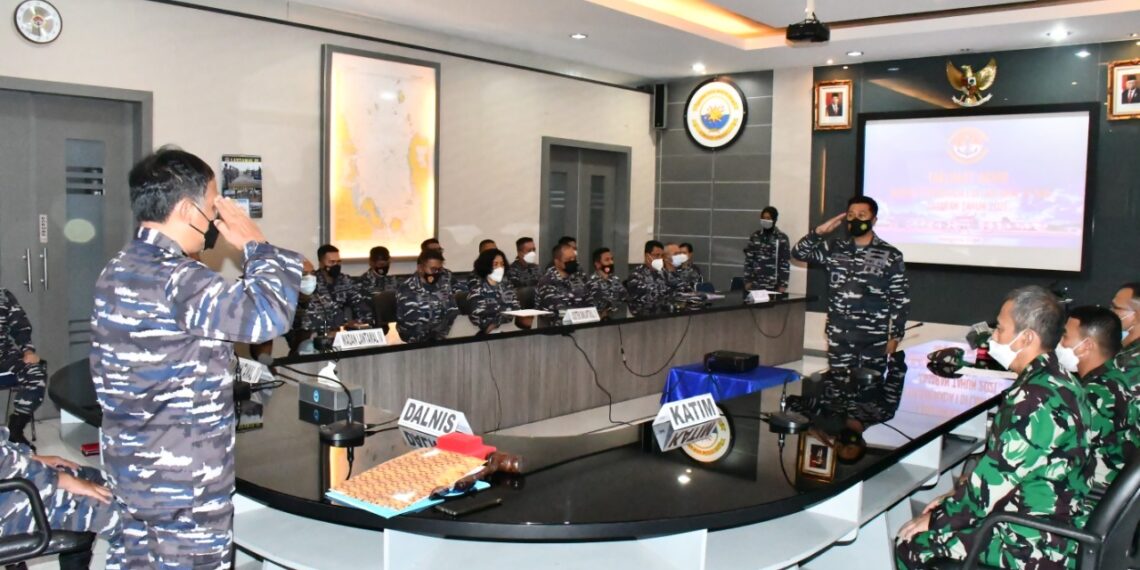 Danlantamal IV Hadiri Penutupan Taklimat Akhir Wasrik It Koarmada I Tahun 2021