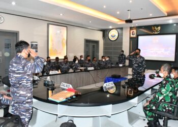 Danlantamal IV Hadiri Penutupan Taklimat Akhir Wasrik It Koarmada I Tahun 2021