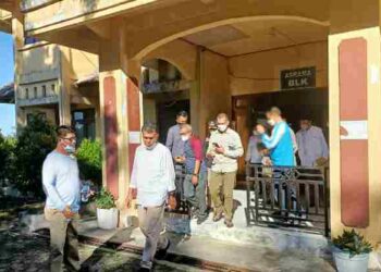 Hari ke-2 Bupati dan Wakil Bupati Natuna Masuk Kantor Langsung Pantau Kelayakan Lokasi Karantina Pasien Covid-19