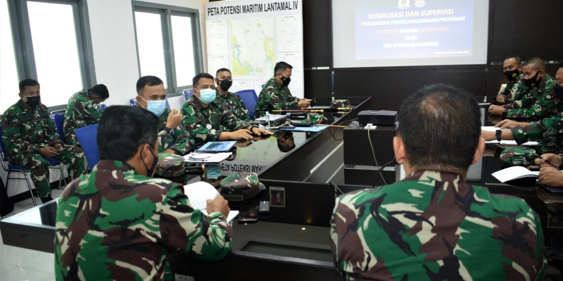 Segenap Perwira Lantamal IV Dan Lanal Jajaran Ikuti Bimtek Pembangunan Zona Integritas