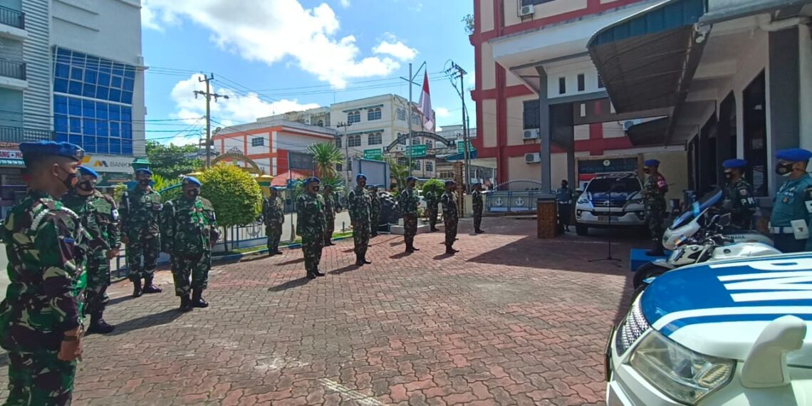Pom Lantamal Iv Gelar Apel Khusus Satgassus Covid-19 Dan Pengamanan Idul Fitri 1442 H.