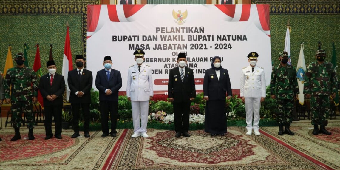 Danlantamal IV Hadiri Acara Pelantikan Bupati Dan Wakil Bupati Natuna