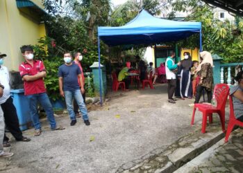 Empat RT, Warga RW 8 Kelurahan Tanjung Unggat Tuntas Disuntikan vaksin