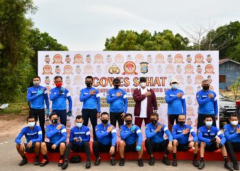 Danlantamal IV Ikut Serta Gowes Sehat Jelang Hari Bhayangkara Ke-75