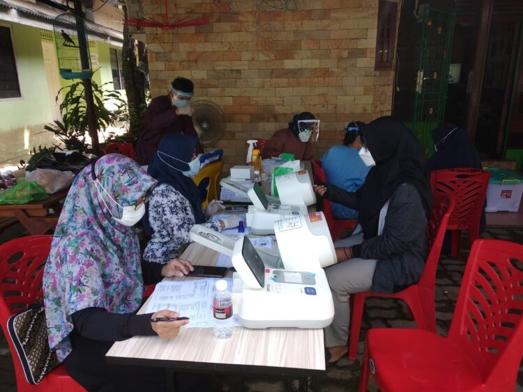 Empat RT, Warga RW 8 Kelurahan Tanjung Unggat Tuntas Disuntikan vaksin