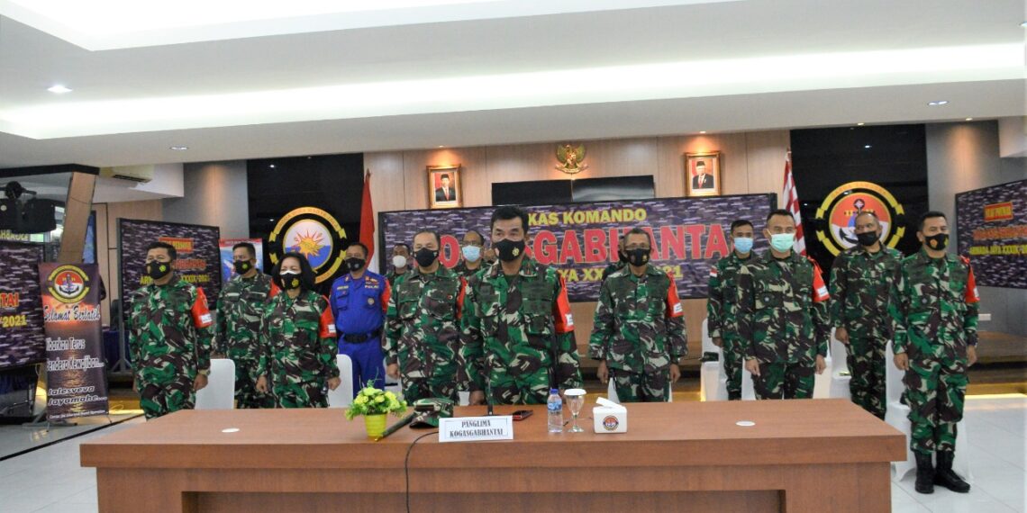Dalantamal IV Ikuti Acara Pembukaan Gladi Posko Latihan  Armada Jaya XXXIX Tahun 2021