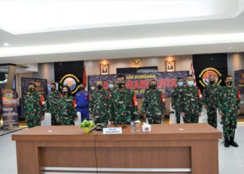 Dalantamal IV Ikuti Acara Pembukaan Gladi Posko Latihan Armada Jaya XXXIX Tahun 2021