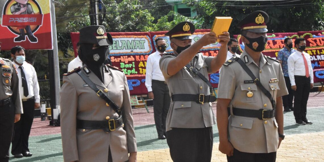 Kapolres Tanjungpinang Pimpin Sertijab Kasat Binmas