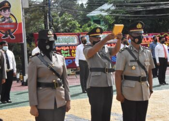 Kapolres Tanjungpinang Pimpin Sertijab Kasat Binmas