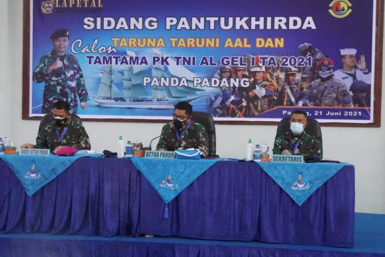 Danlantamal II Pimpin Sidang Pantukhirda Bagi Kadet & Catam Pk Gelombang I