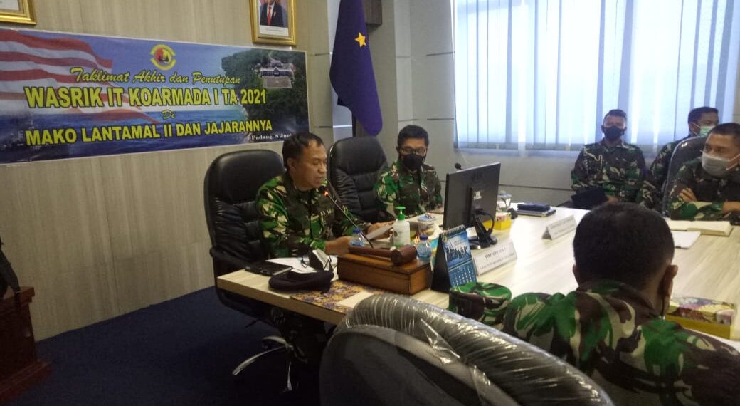 Pembacaan Taklimat Akhir, Tanda Berkahirnya Warsik Kinerja Oleh Itkoarmada I, di Lantamal II