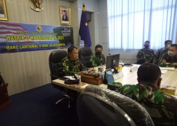 Pembacaan Taklimat Akhir, Tanda Berkahirnya Warsik Kinerja Oleh Itkoarmada I, di Lantamal II