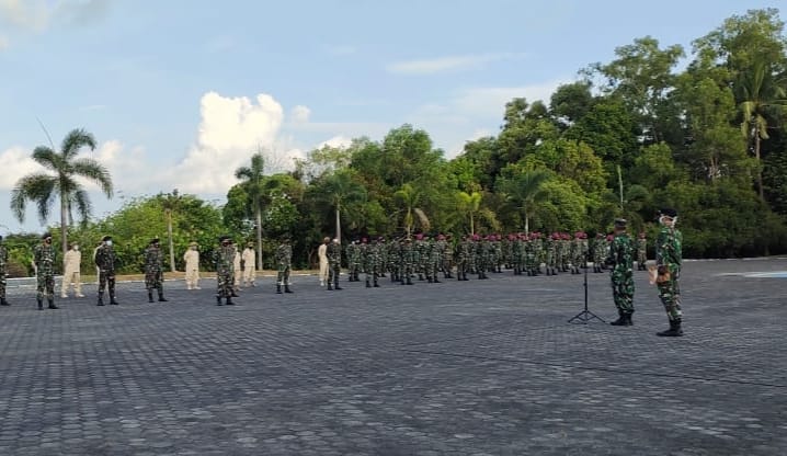 Asintel Lantamal IV Beri Pengarahan Kepada Segenap Prajurit dan PNS Lantamal IV