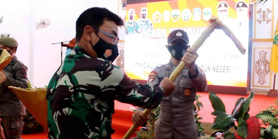 Dantamal IV Hadiri TMMD ke 111, di Gedun Nasional Dabo Singkep