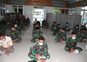 Mengenang 40 Hari Tenggelamnya Nanggala 402 Prajurit dan PNS Lantamal II Padang Gelar Do’a Bersama