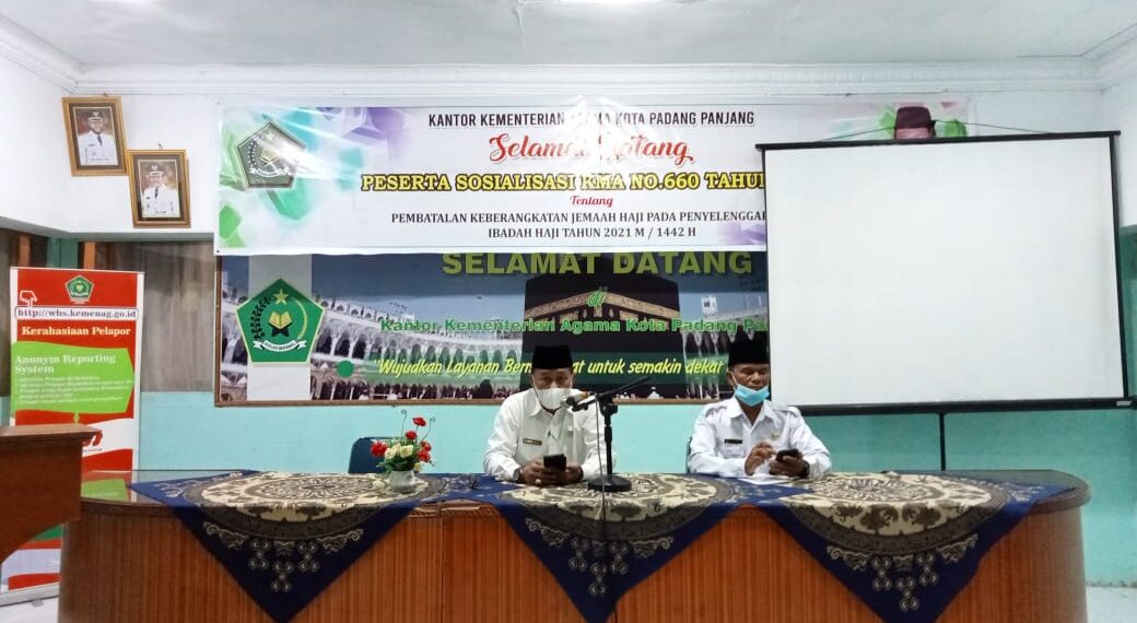 Kemenag Padang Panjang Sosialisasikan SE Menteri Agama RI No 15 Tahun 2021