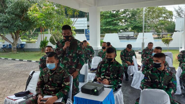 Hari Terakhir Diskum Lantamal IV  Beri Pembekalan  Hukum Dalam Latihan Binopslat Hukum Keamanan Laut
