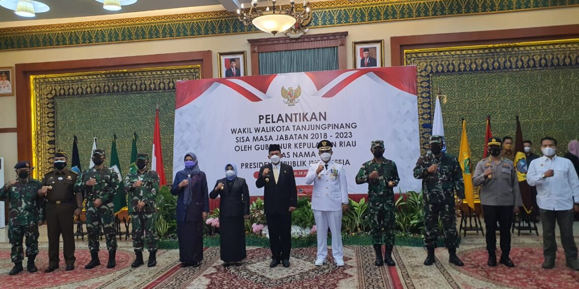 Danlantamal IV Hadiri Pelantikan Wakil Walikota Tanjungpinang