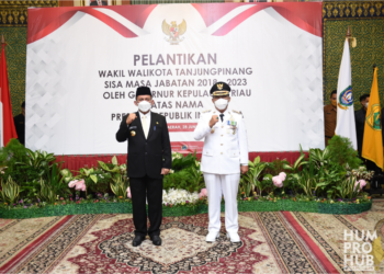 Gubernur Ansar Lantik Endang Sebagai Wakil Wali Kota Tanjungpinang