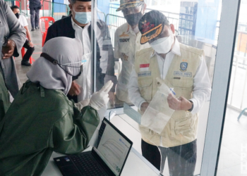 Hari Pertama Peniadaan Mudik, Sekda Tinjau Pelabuhan Sri Bintan Pura