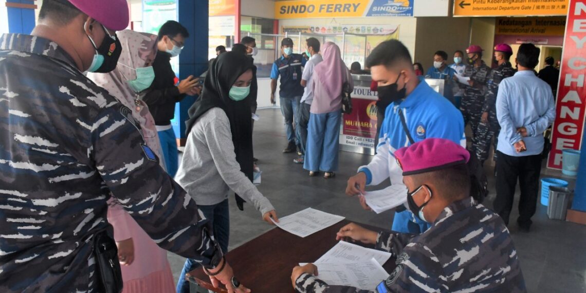 TNI AL Kembali Gelar Serbuan Vaksin Covid-19 Tahap II Di Pelabuhan Sri Bintan Pura Tanjungpinang