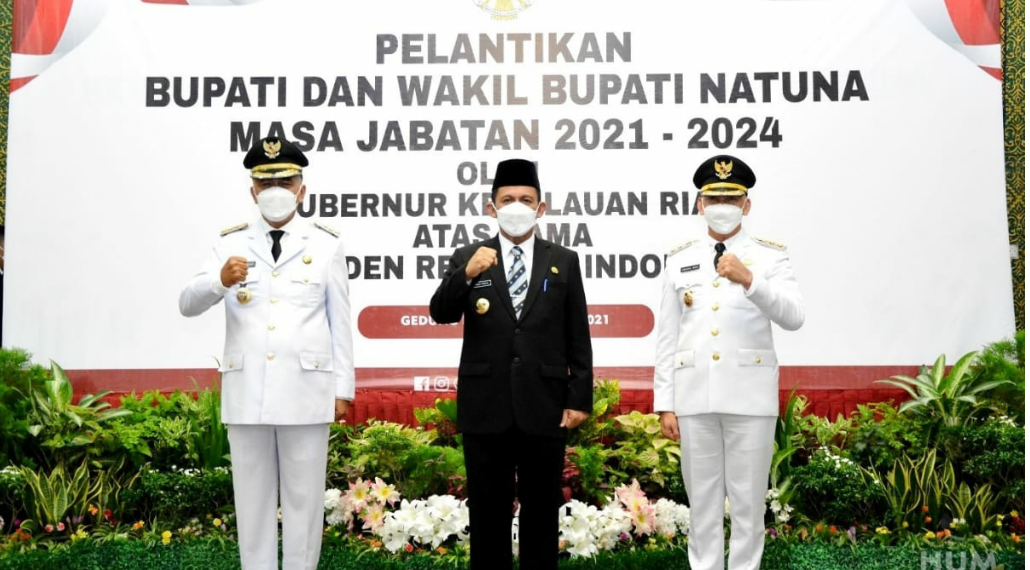 Gubernur Ansar Lantik Bupati dan Wakil Bupati Natuna