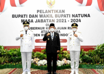 Gubernur Ansar Lantik Bupati dan Wakil Bupati Natuna