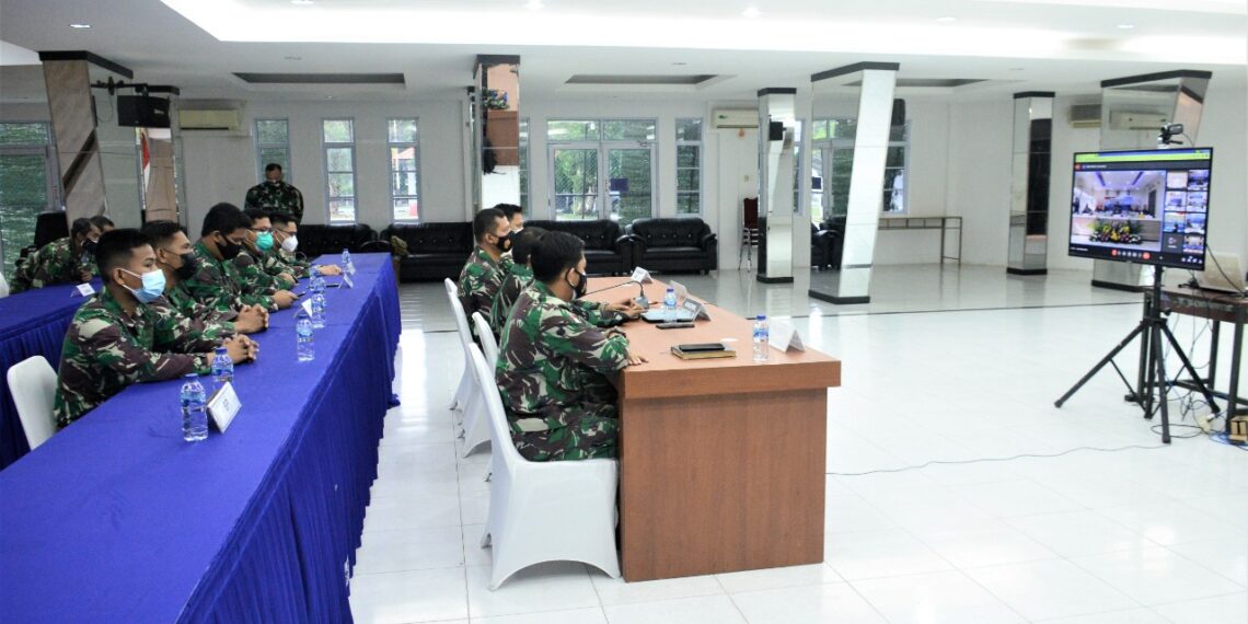 Diskual Secara Virtual Gelar Rekonsiliasi Tingkat Satker Uo TNI Angkatan Laut Semester I TA.2021