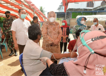 Blusukan Tinjau Vaksinasi, Wagub Marlin Yakin Kekebalan Kumonal Muncul di Kepri