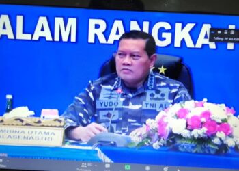 Sambut Hut Ke-75 Jalasenastri, Ketua Korcab IV DJA I Ikuti Tatap Muka Bersama Kasal Secara Vitual