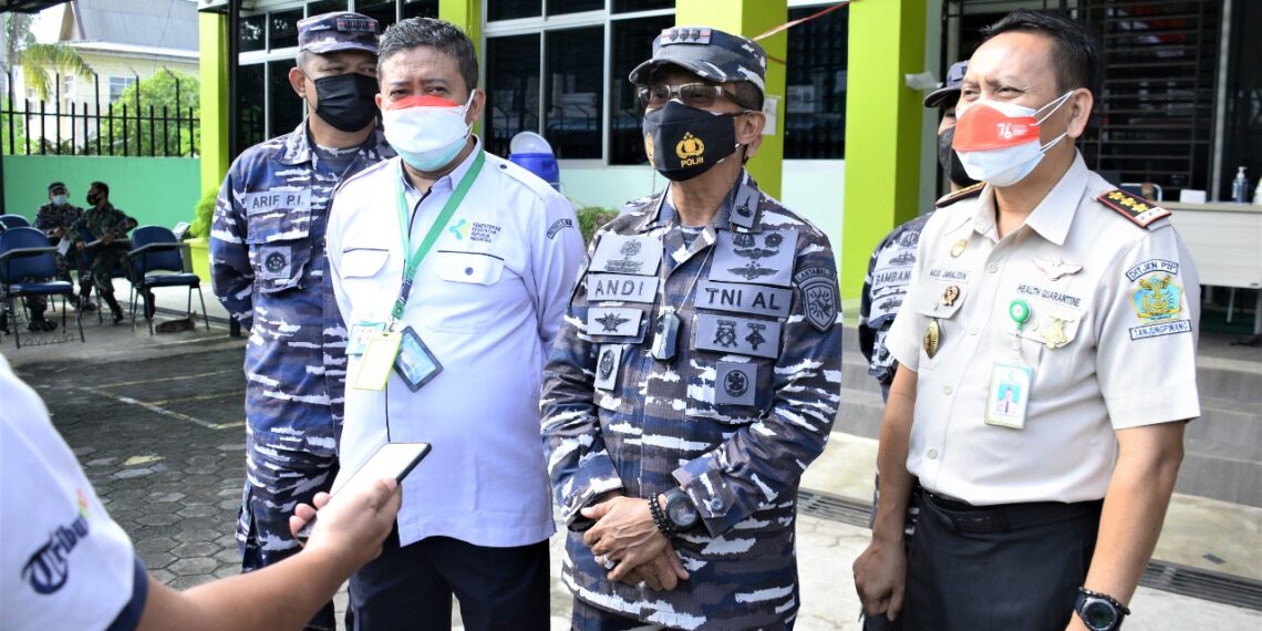 Tidak Kenal Lelah, TNI AL Lantamal IV Terus Lakukan Serbuan Vaksin Covid-19 Masyarakat Maritim