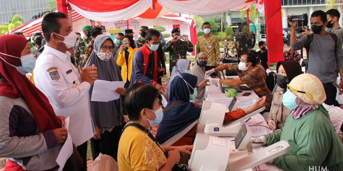 Gesa Capaian Vaksinasi, Gubernur Ansar Apresiasi Pekan Vaksinasi Kejati Kepri